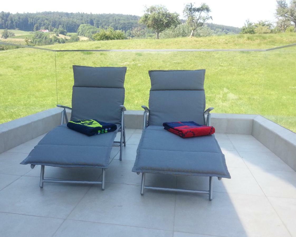Passivhaus 750M Vom Bodensee -- 2X E-Bike Inklusive -- Neubau 2019 Am Ortsrand Ohningen Luaran gambar